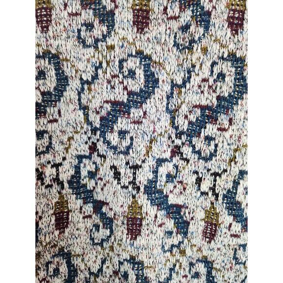 Vintage men's 3D knit button front cardigan sz XL grandpacore Academic preppy - Picture 4 of 7